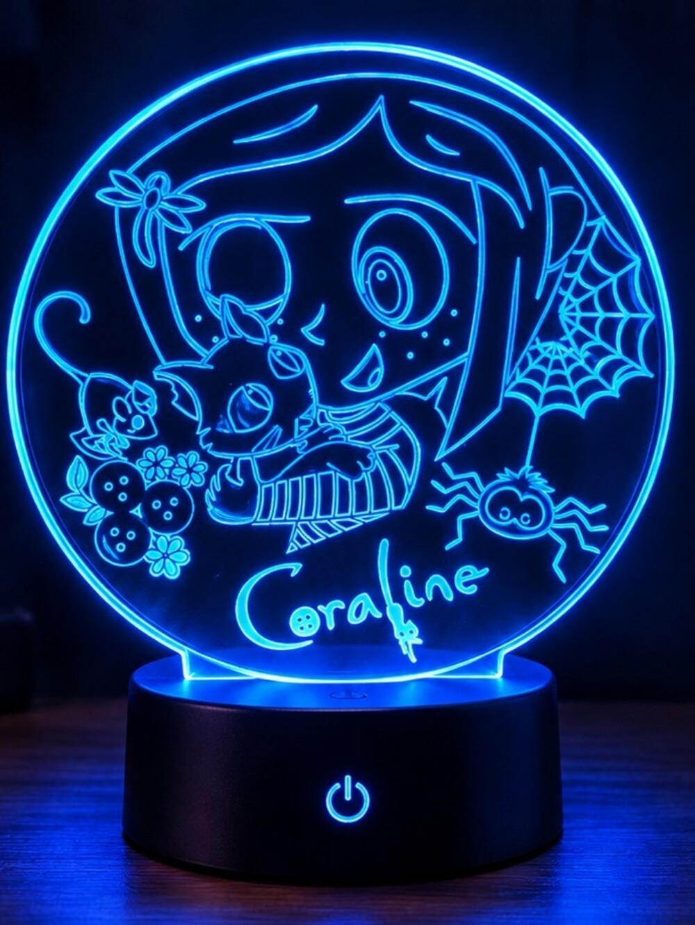 Coraline Halloween Christmas Thanksgiving Art Lamp